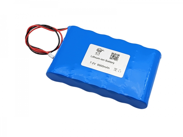 7.2V 9900mAh 18650 cylindrical lithium battery | 2S3P lithium battery