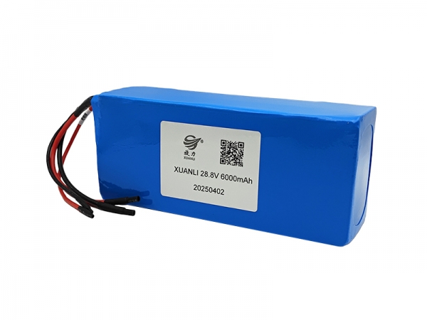 28.8V 6000mAh 入口圆柱锂电池