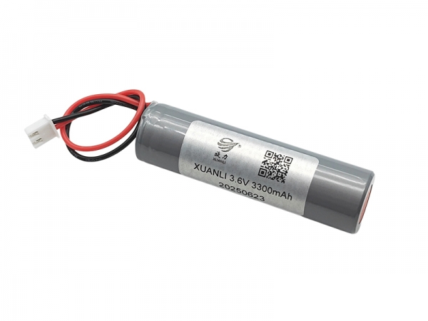 3.6V 3300mAh 18650 2pin 圆柱锂电池