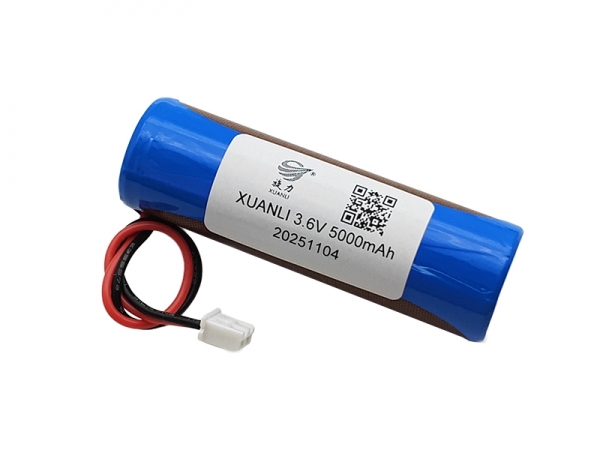 3.6V 5000mAh 21700 圆柱锂电池